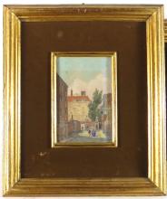 SET OF FOUR HAND-COLOURED PRINTS