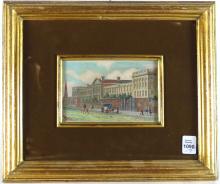 SET OF FOUR HAND-COLOURED PRINTS