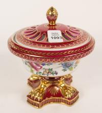 FRENCH PORCELAIN POTPOURRI JAR