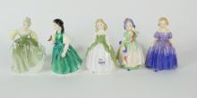 5 DOULTON FIGURINES