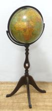 VINTAGE PEDESTAL GLOBE