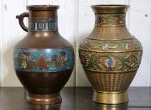 TWO JAPANESE VASES