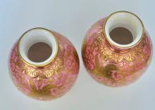 PAIR OF CROWN DERBY VASES