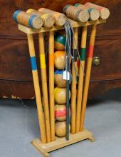 VINTAGE CROQUET SET