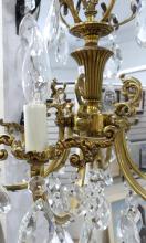 ITALIAN BRASS CHANDELIER