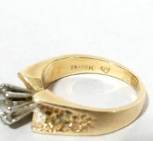 14-18KT GOLD RING WITH DIAMOND