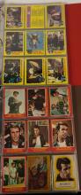 2 BINDERS OF TV/MOVIE/MUSIC/OLYMPIC CARDS AND STICKERS