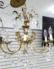 ITALIAN BRASS CHANDELIER