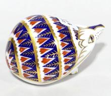 ROYAL CROWN DERBY "HEDGEHOG" PAPERWEIGHT