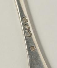 SEVEN GEORGIAN STERLING FORKS