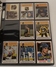 BINDER OF 1981-82 O-PEE-CHEE HOCKEY CARDS