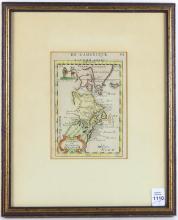 17TH/18TH CENTURY HAND-COLOURED MAPS