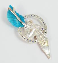 ART DECO INSPIRED BROOCH