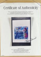 MARC CHAGALL SIGNED LITHOGRAPH