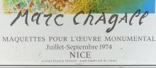 MARC CHAGALL EXHIBITION POSTER