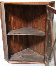 ANTIQUE CORNER CABINET