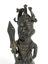 ANTIQUE BRONZE FIGURE