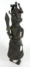 ANTIQUE BRONZE FIGURE