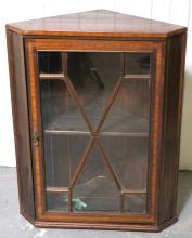 ANTIQUE CORNER CABINET