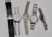 FIVE FASHION WATCHES