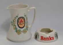 BEER JUG AND ASHTRAY