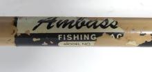 FIVE VINTAGE FISHING RODS