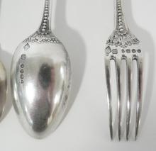 FIVE PIECES OF STERLING CUTLERY