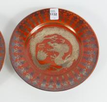 PAIR JAPANESE MEIJI CABINET PLATES