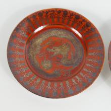 PAIR JAPANESE MEIJI CABINET PLATES