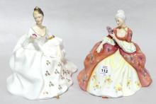 TWO ROYAL DOULTON FIGURINES