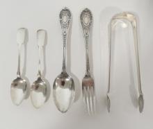 FIVE PIECES OF STERLING CUTLERY