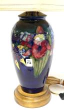 MOORCROFT "ORCHID" TABLE LAMP