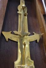 BRASS SHIP'S CLINOMETER