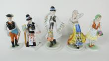 5 HEREND FIGURINES