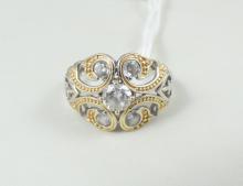 PAIR CUSTOM MADE DIAMOND EARRINGS