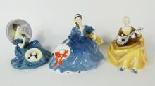 3 DOULTON FIGURINES