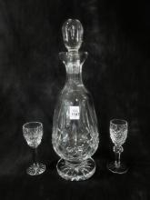 WATERFORD DECANTER AND LIQUEURS