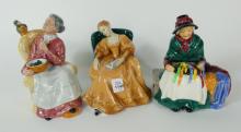 3 DOULTON FIGURINES