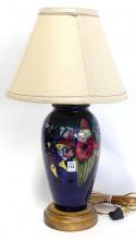 MOORCROFT "ORCHID" TABLE LAMP