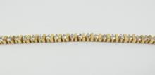 GOLD TENNIS BRACELET