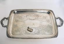 SILVERPLATED TRAY