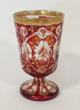 MOSER CRYSTAL GOBLET