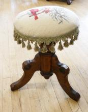 ANTIQUE PIANO STOOL