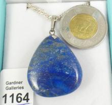 LAPIS PENDANT ON CHAIN
