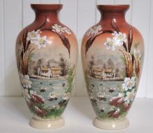 HAND-PAINTED VASES