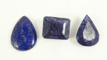 3 LARGE LOOSE SAPPHIRES