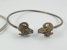 2 UNIQUE STERLING BRACELETS