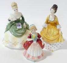 THREE ROYAL DOULTON FIGURINES