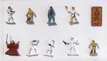 VINTAGE MICRO DIE-CAST STAR WARS FIGURES