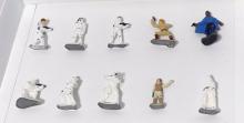 VINTAGE MICRO DIE-CAST STAR WARS FIGURES